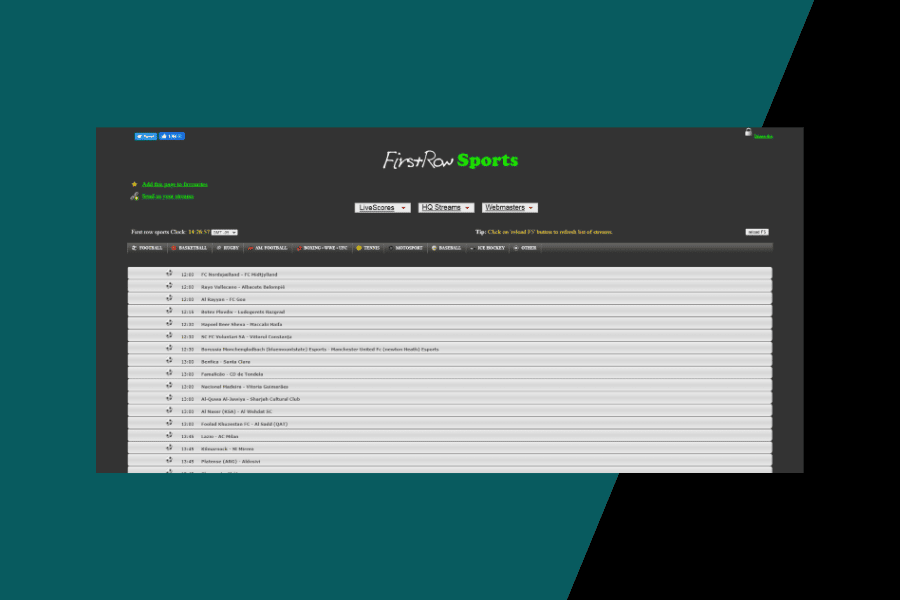 Use First Row Sports to stream UFC free