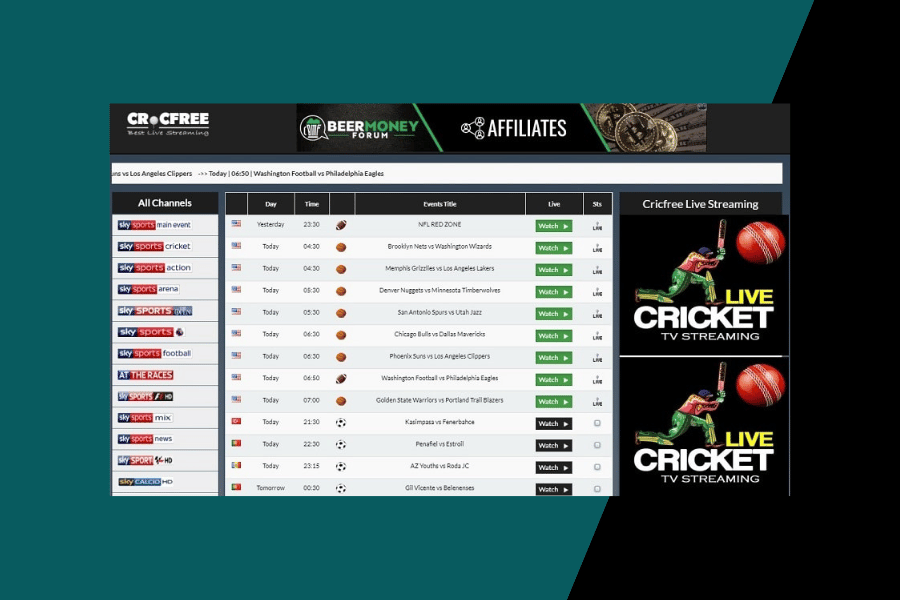 use cricFree to stream UFC free