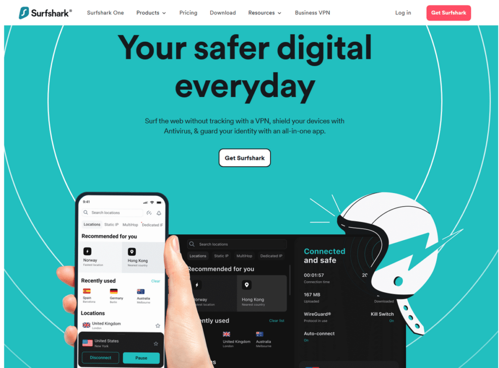 Surfshark VPN for gaming